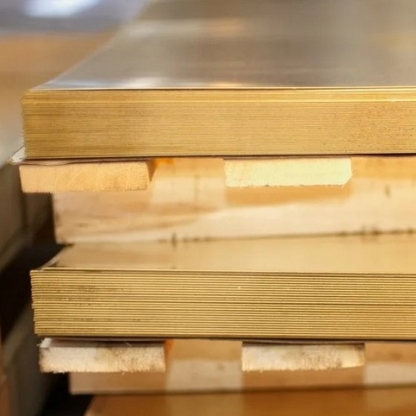 Лист латунный х/к полутвердый Л90 1,6 мм ГОСТ 2208-2007 в&nbsp;Казани